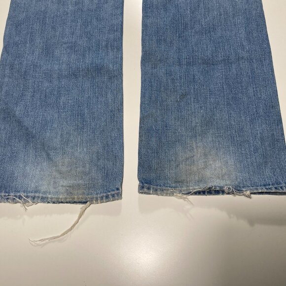 True Religion World Tour Section Bobby Baggy Fit Distressed Men's Jeans 36x32.5 - Picture 10 of 13